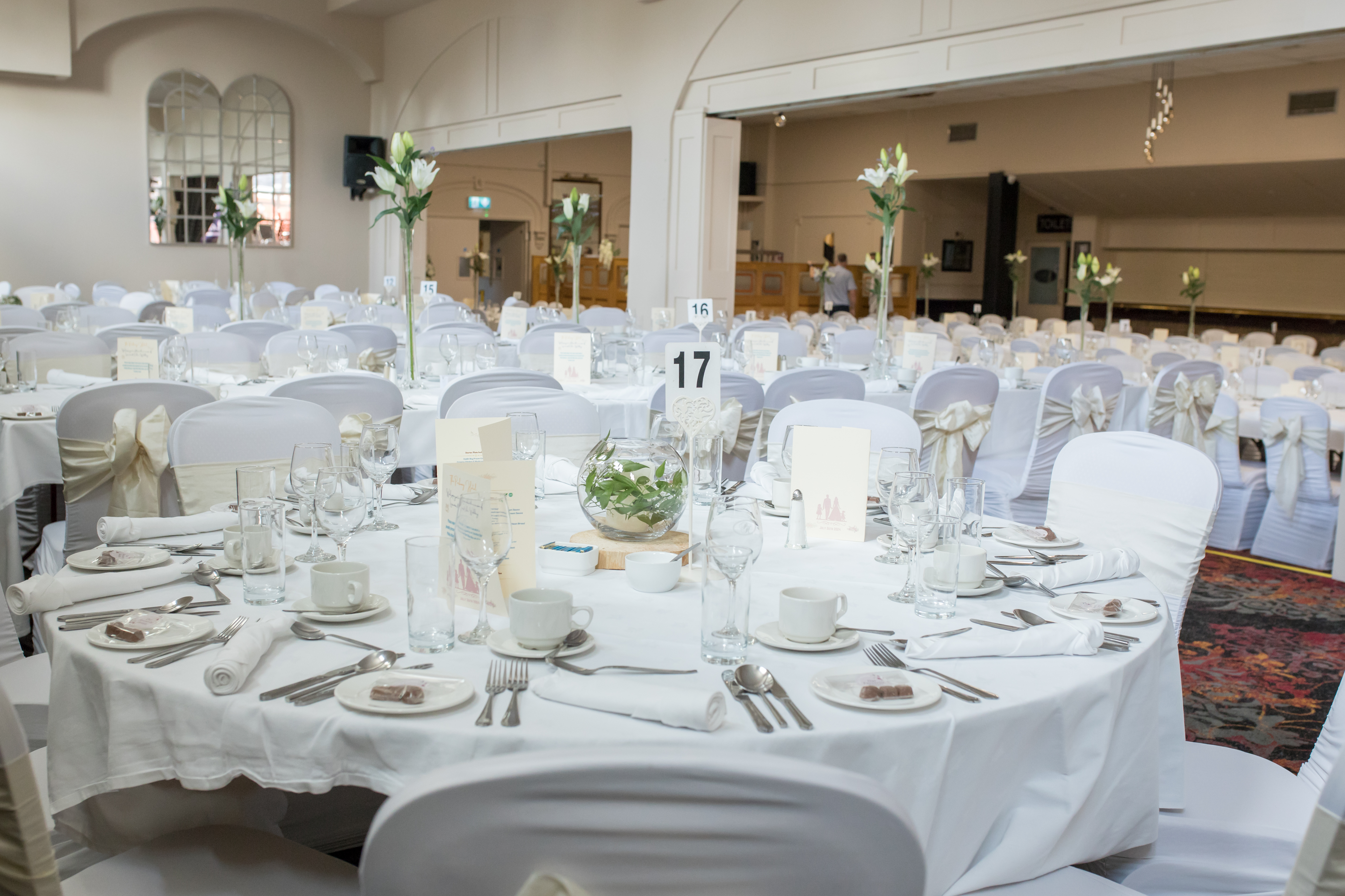 Wedding room overview