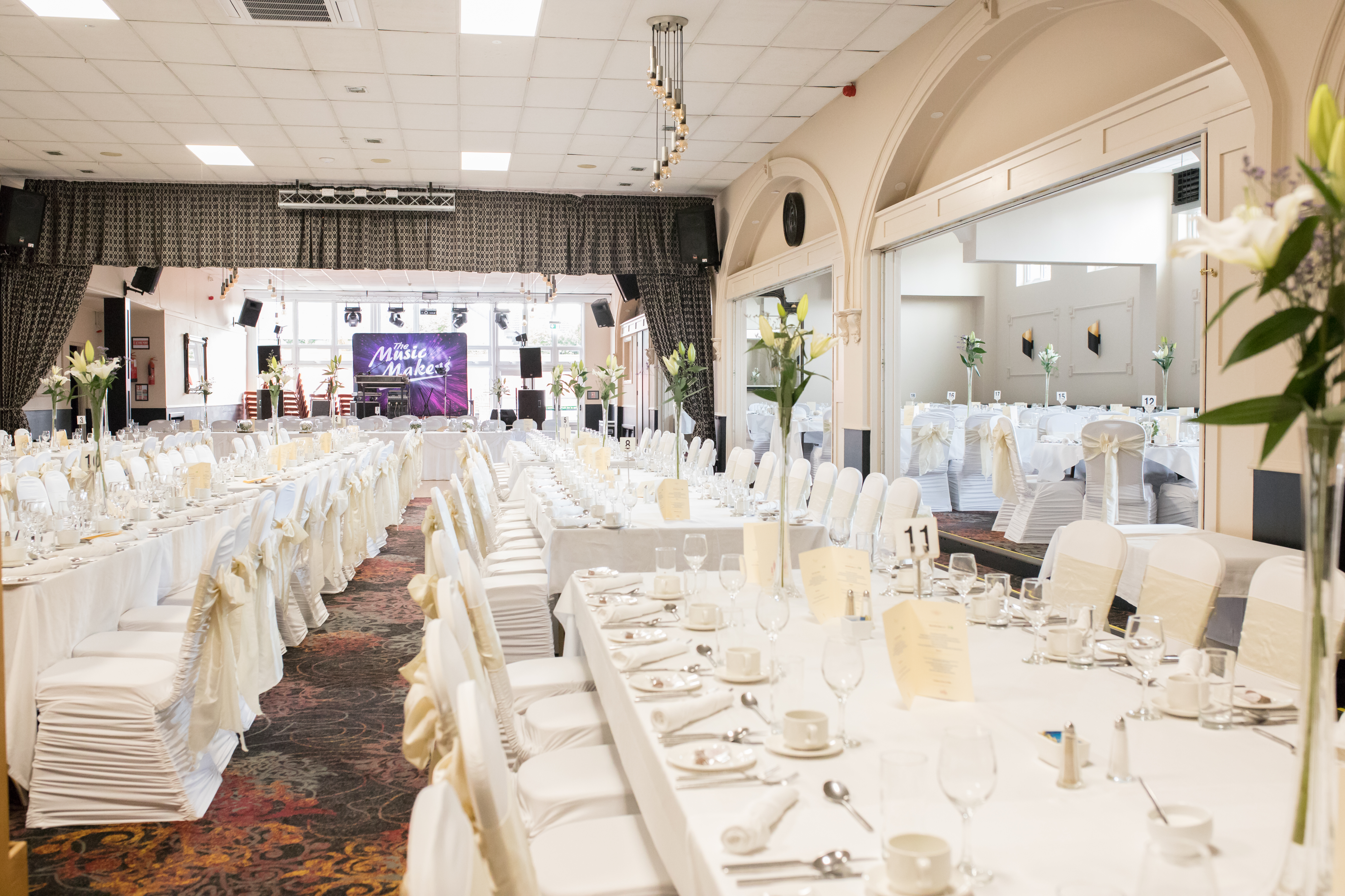 Parkway Function room wedding setup