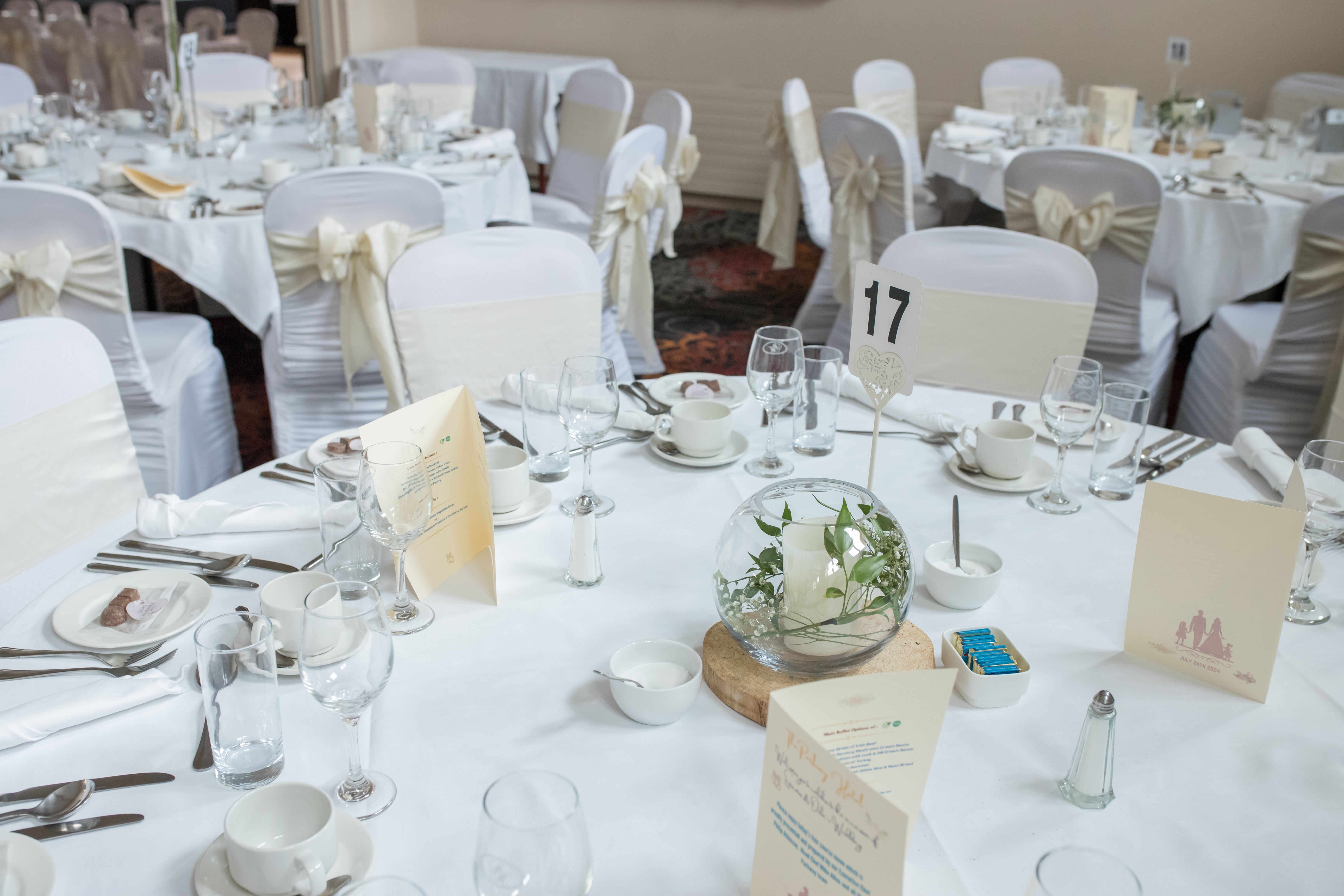 Wedding floor plan view